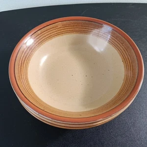 Set Of 3 Unused Mikasa Potters Art "Country Cabin" 6 3/4" Soup/Cereal Bowls - Picture 1 of 6