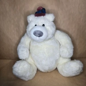 GUND Yuri Oso Polar 8817 Peluche Blanco con Sombrero de Invierno 10" Peluche - Imagen 1 de 11