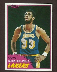 KAREEM ABDUL JABBAR 1981  TOPPS  NM #20 LAKERS - Picture 1 of 2