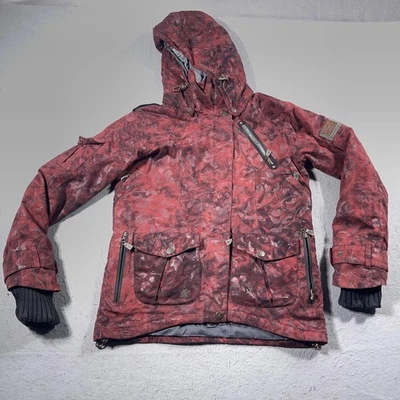 Cappel Jacket Mens Medium Red Insulated Waterproof Snowboard Hooded Coat Winter - Image 1 of 4