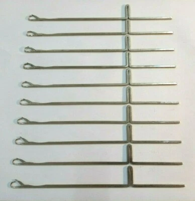 RARE BROTHER KNITTING MACHINE CHUNKY BULKY 9MM KH260 KH270 NEEDLES X 10