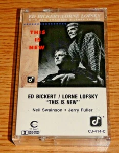 ED BICKERT / LORNE LOFSKY - "THIS IS NEW" CASSETTE (CONCORD JAZZ LABEL,1990) - Picture 1 of 4