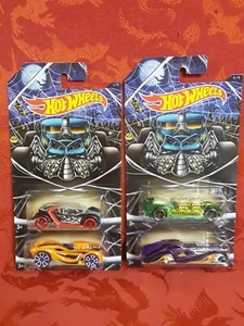 Hot Wheels Kroger Exclusive 2015 Halloween Car Set of 4 - Picture 1 of 3