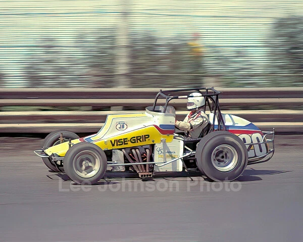 Steve Kinser 1980 primera victoria de los Nacionales de Knoxville - foto 8x10 Foto 1 de 1