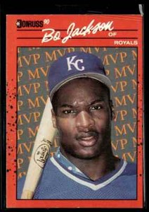 1990 Donruss Bonus MVP's Bo Jackson Kansas City Royals #BC-1