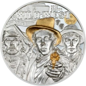 Wild West 2024 $20 3 oz Smartminting Silver Proof Coin  Cook Island CIT - Picture 1 of 3