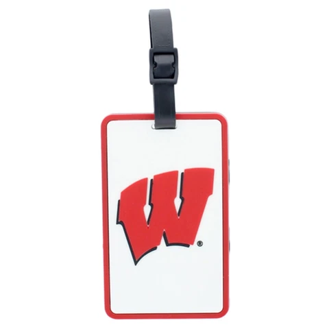 Wisconsin Badgers Soft Luggage/Bag Tag Cover