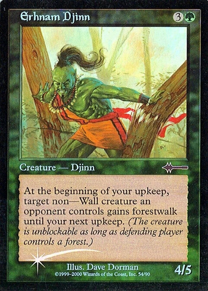 MTG - Promo - Beatdown - Erhnam Djinn - Foil - NM L6 - Image 1 of 1