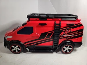 Micro Machines SVC Red Super Van City Large Toy Travel Transforming Playset - Picture 1 of 13