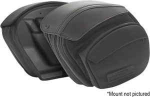 Saddlemen DXT Expandable Saddlebags & DXT Rigid Brackets Harley Dyna 06-17 - Picture 1 of 6