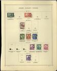 Hungary 1927-1930 Album Page Of Stamps #V33935
