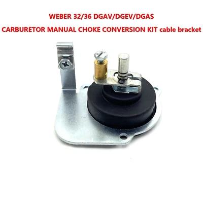 KIT DE CONVERSIÓN DE ESTRANGULADOR MANUAL PARA WEBER 32/36 DGAV/DGEV/DGAS CARB soporte de cable Foto 1 de 4