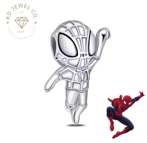 Spiderman Charm character super hero Spider Man charm for bracelets S925 - Picture 1 of 2