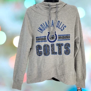 Indianapolis Colts Juniors Girls Pullover Lightweight Hoodie Size L - Picture 1 of 1
