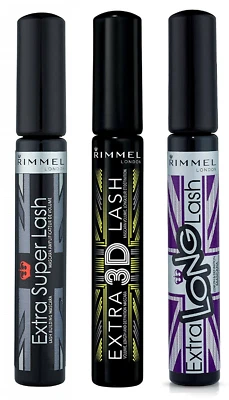 RIMMEL London Extra LONG / 3D / SUPER Lash Mascara Black 8 ml *CHOOSE YOUR TYPE*