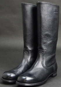DDR NVA MdI Paar Stiefel Dienst Knobelbecher genarbt 28,5 43 Ledersohle RAR 9810 - Bild 1 von 7