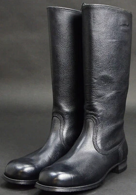 DDR NVA MdI Paar Stiefel Dienst Knobelbecher genarbt 29 43,5 Ledersohle RAR 9811 - Bild 1 von 4