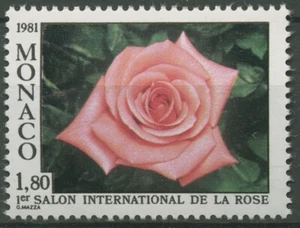 Mónaco 1981 Flores Exposición de Rosas 1498 sin usar - Imagen 1 de 1