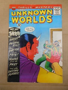Unknown Worlds #27 Nov 1963 ACG Whitney Electric Devil Silver Age Horror - Picture 1 of 18