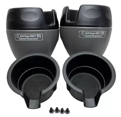 Par de portavasos Land Rover Discovery 1999-2004 con insertos OEM gris ORIGINAL Foto 1 de 4