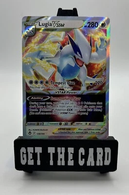 Pokemon Card - Lugia VSTAR Silver Tempest 139/195 Ultra Rare SWSH Holo - Image 1 of 2