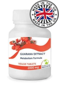 2000 mg cápsulas de guaraná fórmula de metabolismo nutricional - Imagen 1 de 11