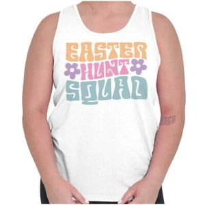 Cute Matching Spring Easter Egg Hunt Squad Womens Tank Top Sleeveless Shirts - Picture 1 of 7
