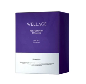 Wellage Real Hyaluronic 2X Capsule 20mg * 30ea Season 3 Anti-Aging K-Beauty - Picture 1 of 19