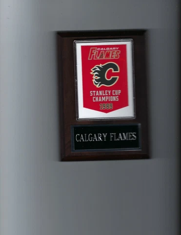 CALGARY FLAMES PLAQUE STANLEY CUP CHAMPIONS CHAMPS HOCKEY NHL Cover