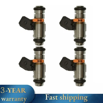 4X Inyector de combustible para 2003 2004 2005 2006 2007 2008 2009 2010 Ford Fiesta L4 1,6 L Foto 1 de 4