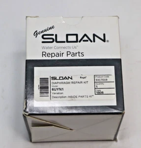 Sloan Diaphragm Repair Kit Model 6UYN1 Toilet Closet Flushometers Free Shipping - Picture 1 of 3