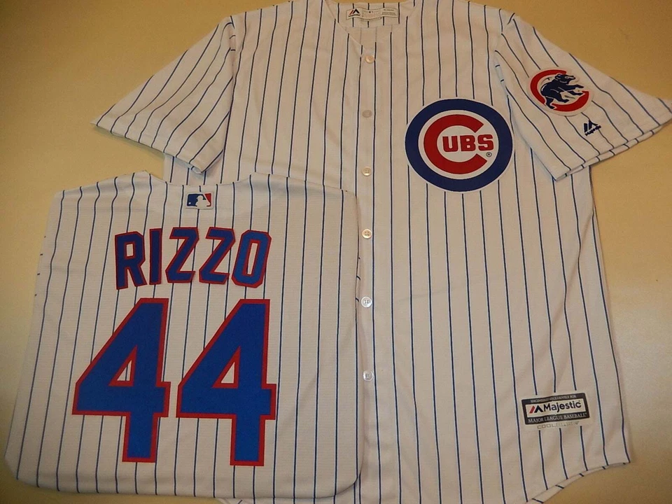 Camiseta de beisebol masculina 30225 Majestic Chicago Cubs costurada base legal todos os tamanhos - Imagem 1 de 1