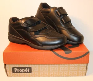 Scarpe da passeggio donna Propet nere chiusura a gancio, misura 11 larghe, WA2093, nuove - Foto 1 di 12