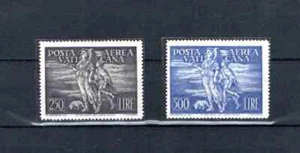 Vaticano: 1948 Arcangelo e Tobiolo, "Tobia" serie completa 2 valori di posta ... - Imagen 1 de 2