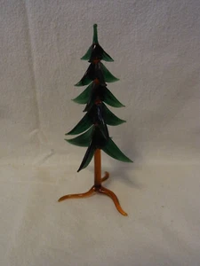 Baum mundgeblasen Lauscha Glas Vintage Deutsch #Ohne - Bild 1 von 8