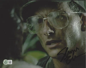 SHANE BLACK SIGNED 'PREDATOR' HAWKINS 8x10 MOVIE PHOTO 4 ACTOR BECKETT BAS COA - Picture 1 of 2