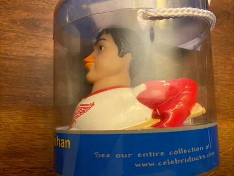 Celebriducks Brendan Shanahan Red Wing 2002 Original Collectors Rubber Duck New Cover
