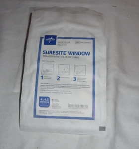 Medline 31 Suresite Window Transparent Dressings, 4" x 4.5" - Picture 1 of 5
