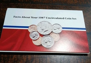 1987 US Mint Set P/D - Picture 1 of 4