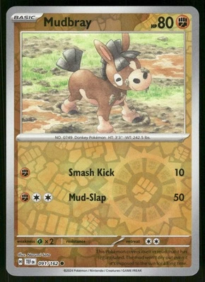 Mudbray 091/162 TEF SV05: Temporal Forces Reverse Holo NM - Image 1 of 2