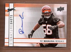 2009 Upper Deck Signature Shots #SSRM Rey Maualuga Auto FB - Image 1 of 1