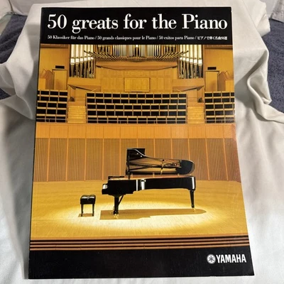 Yamaha 50 Greats For The Piano V720310  Beethoven Joplin Chopin Mozart - NEW - Image 1 of 2