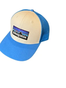 Unisex Patagonia Hat One Size Blue white - Picture 1 of 2