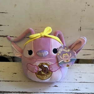 Squishmallows Disney Easter Basket Bunny Angel from Lilo and Stitch Plush 8" - Picture 1 of 5