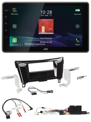 JVC DAB Lenkrad Bluetooth USB Autoradio für Nissan Qashqai 19-21 X-Trail Kamera - Bild 1 von 4