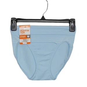 Panty Warners Hi Cut para mujer talla S 5 azul sin costuras sin magdalenas ropa interior - Imagen 1 de 6