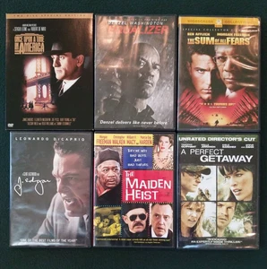 6 Action DVDs: Once Upon A Time In America, The Equalizer, The Sum of All Fears, - Picture 1 of 2
