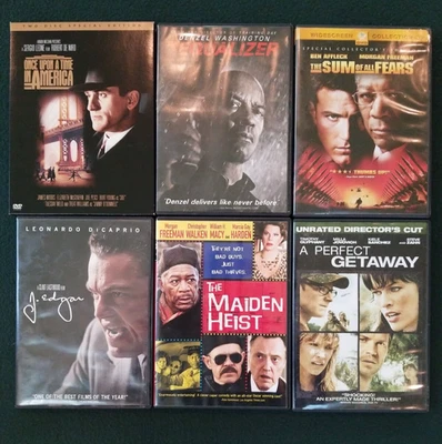 6 Action DVDs: Once Upon A Time In America, The Equalizer, The Sum of All Fears, - Image 1 of 2
