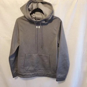 Under Armour UA Para Hombres Talla Med Coldgear Calce Suelto Sudadera Sudadera Pullover Gris - Imagen 1 de 6