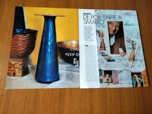 1994 PAOLO DE POLI SMALTATORE OPERE IN SMALTO DESIGN CREAZIONI - Foto 1 di 1